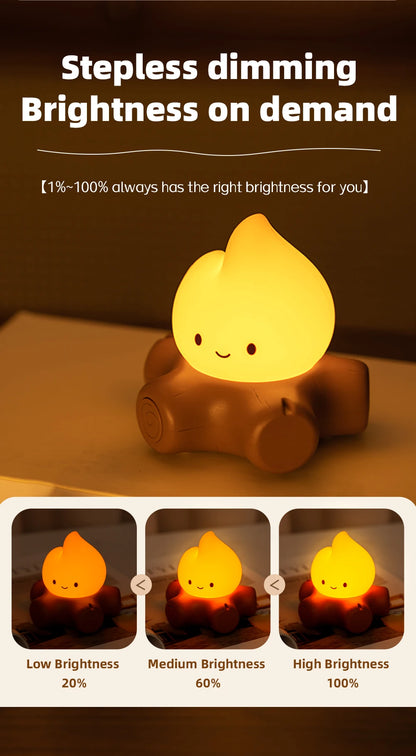 Campfire Night Light