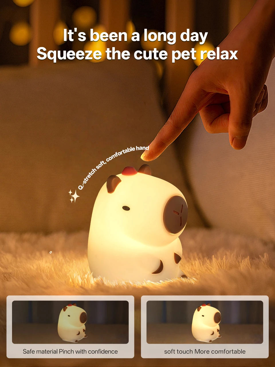 Pear-Shaped LED Night Light
