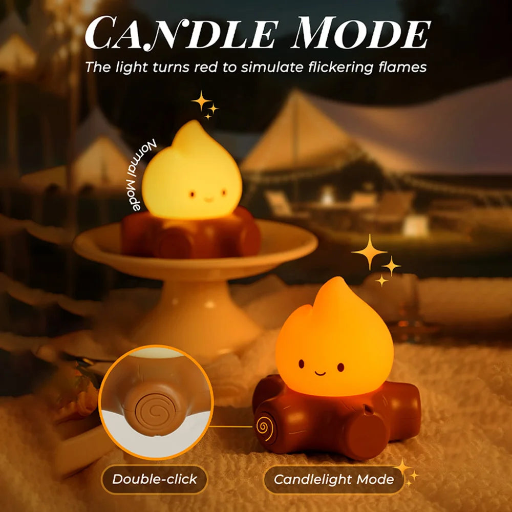 Campfire Night Light