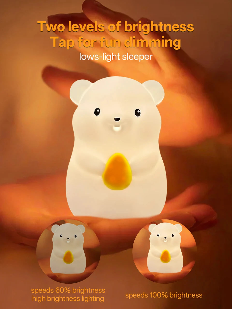 Pear-Shaped LED Night Light