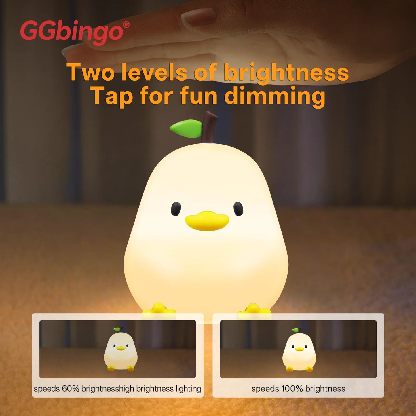 Pear-Shaped LED Night Light