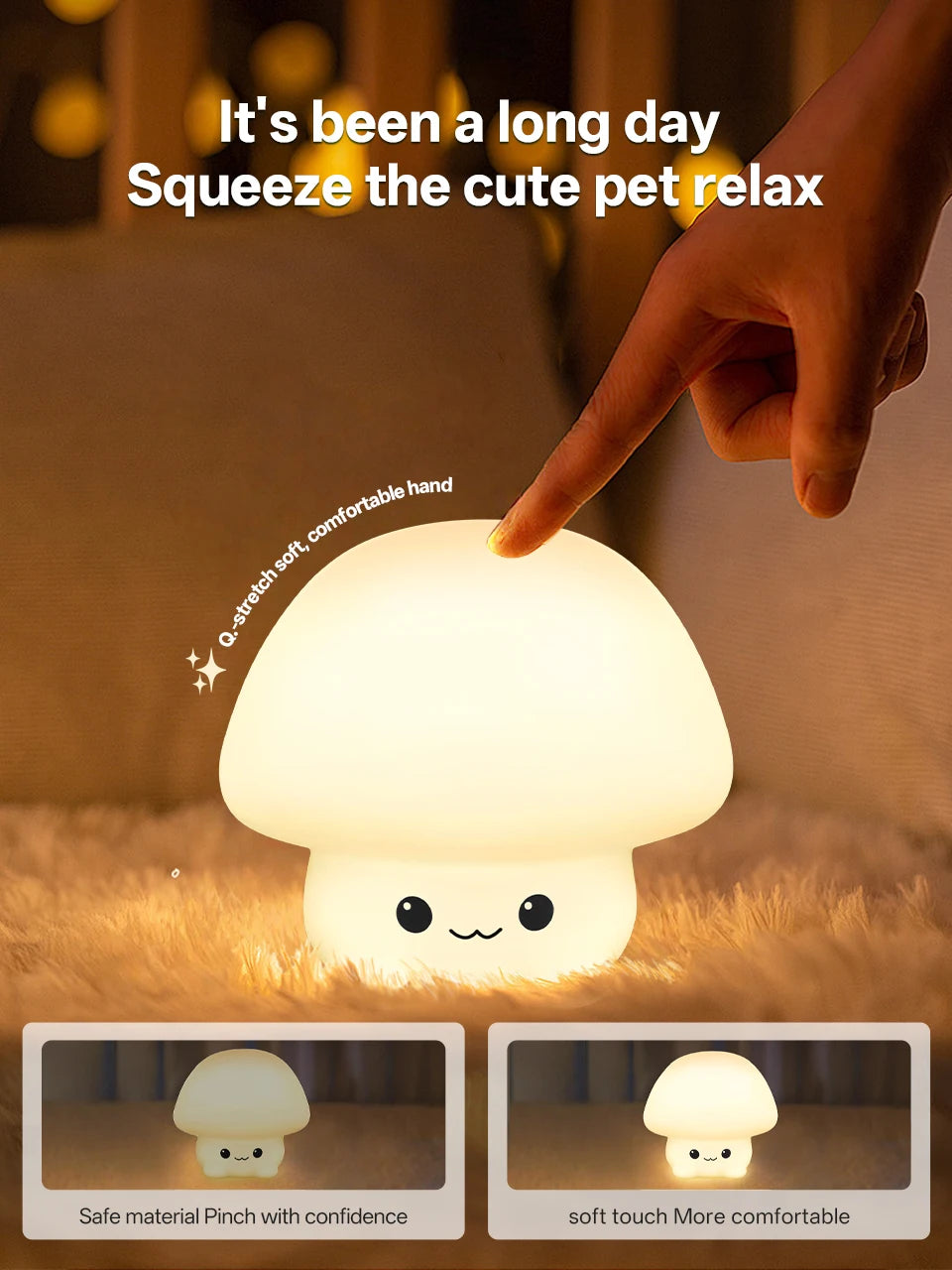 Pear-Shaped LED Night Light