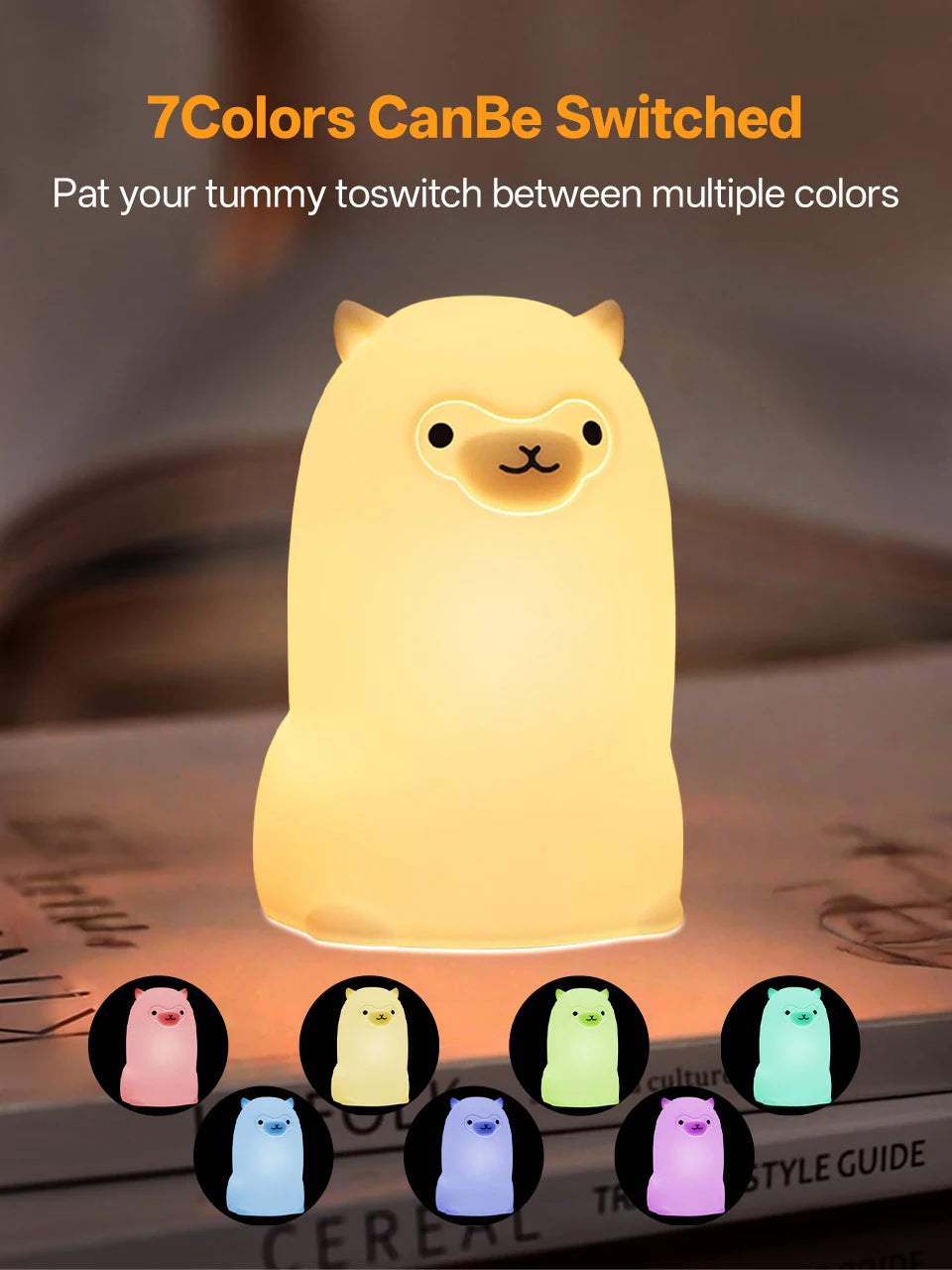 Pear-Shaped LED Night Light
