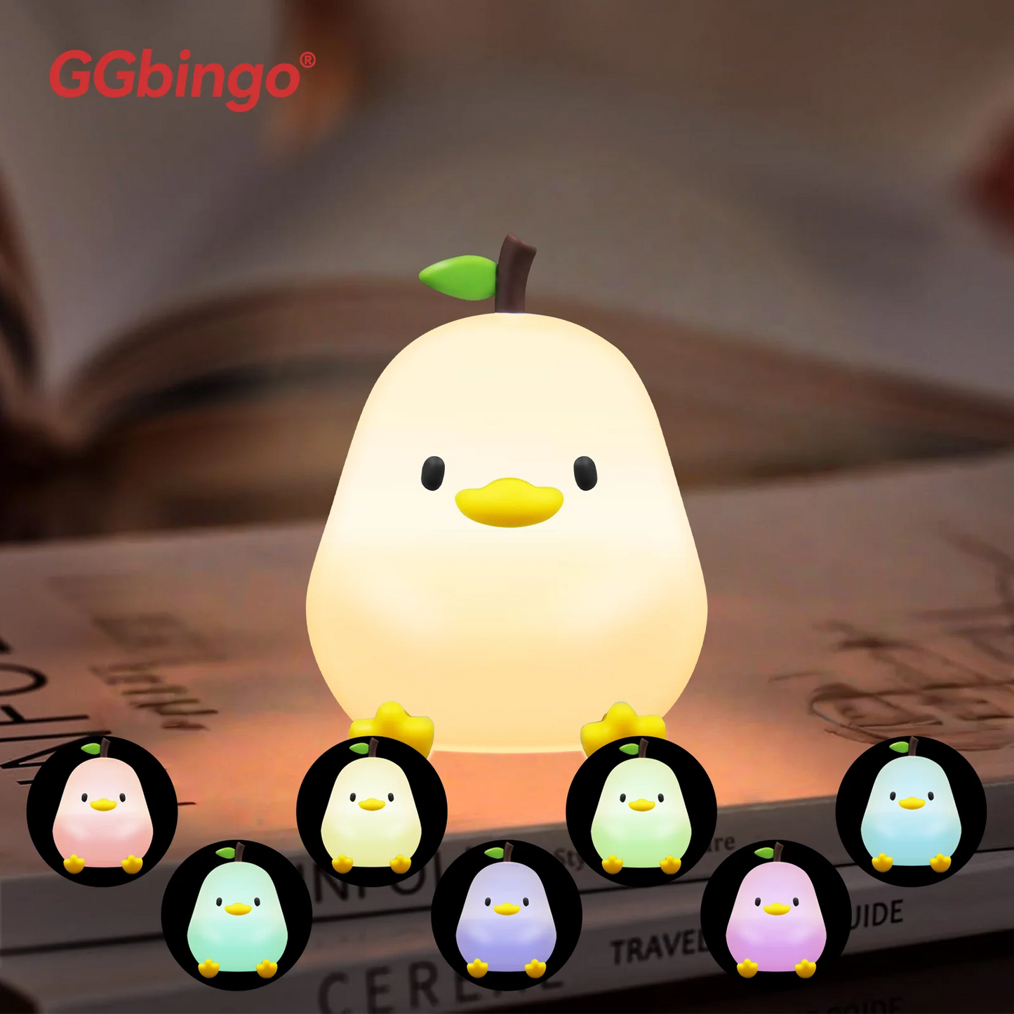 Pear-Shaped LED Night Light