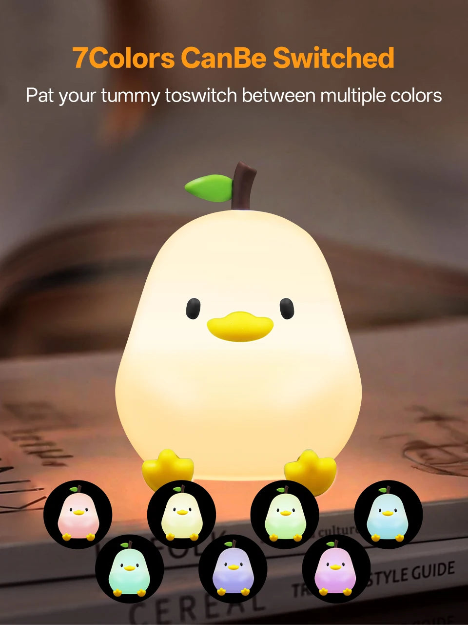 Pear-Shaped LED Night Light