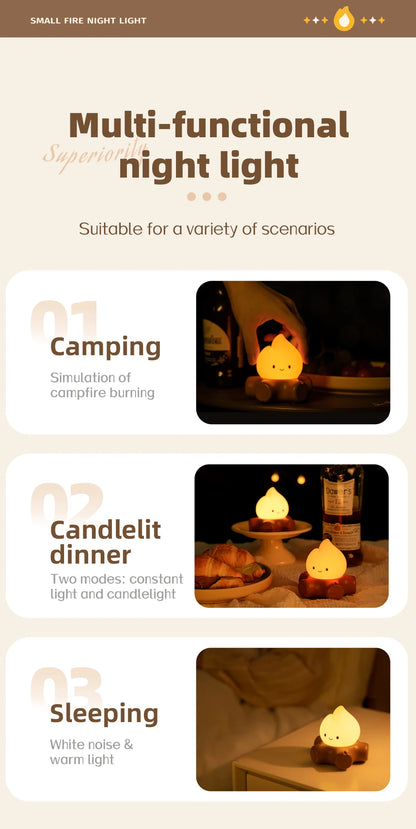 Campfire Night Light