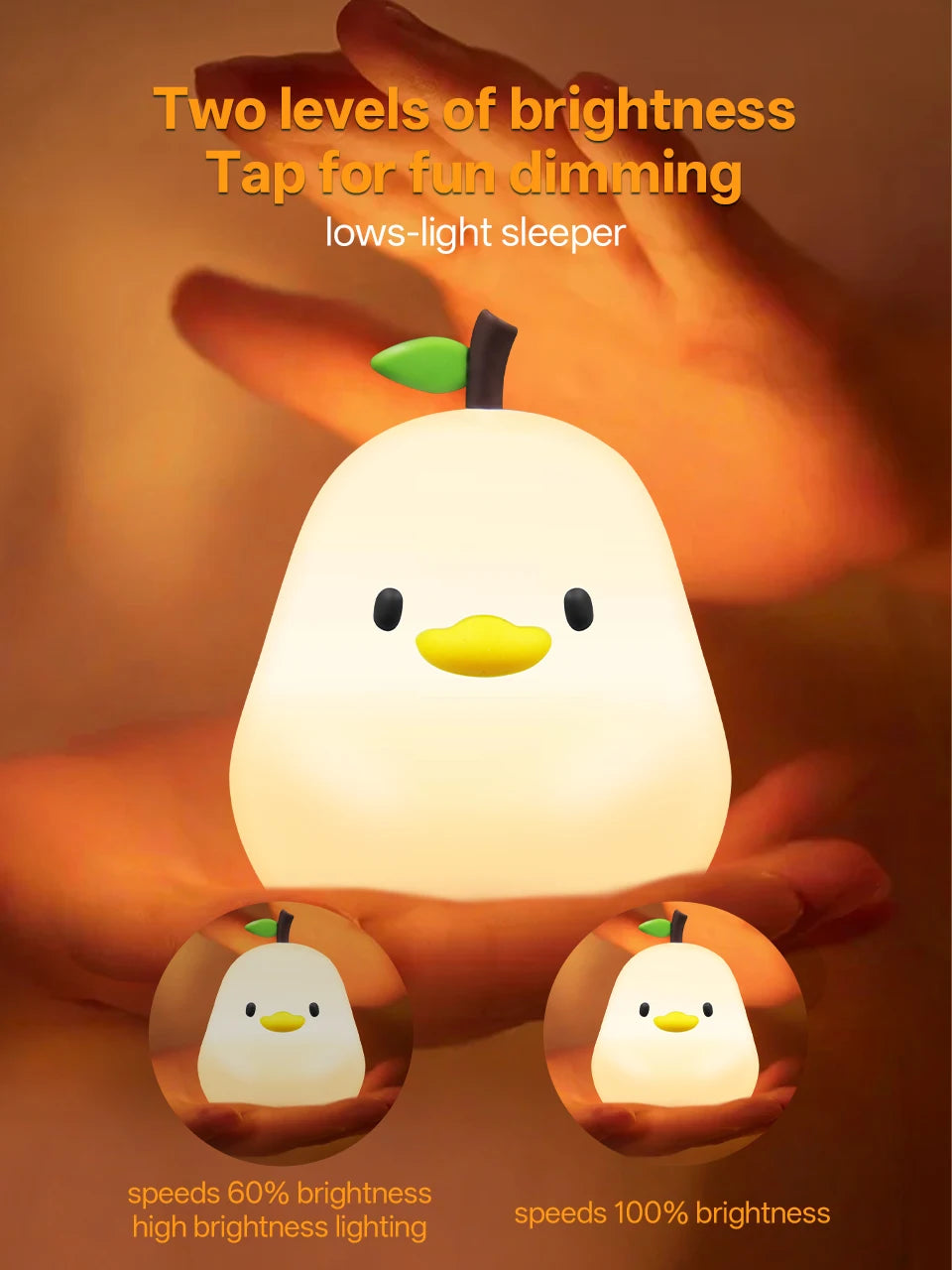 Pear-Shaped LED Night Light