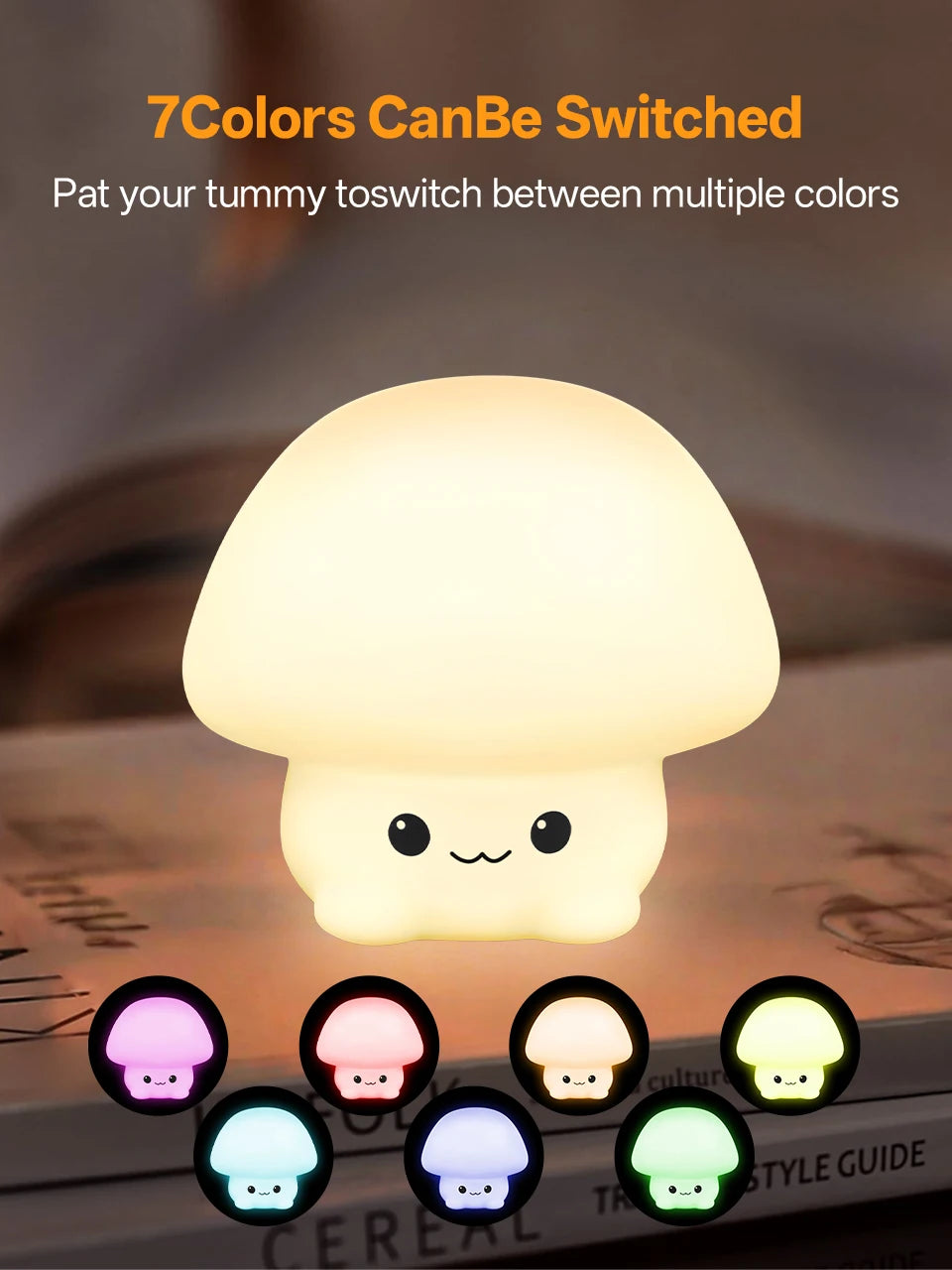 Pear-Shaped LED Night Light