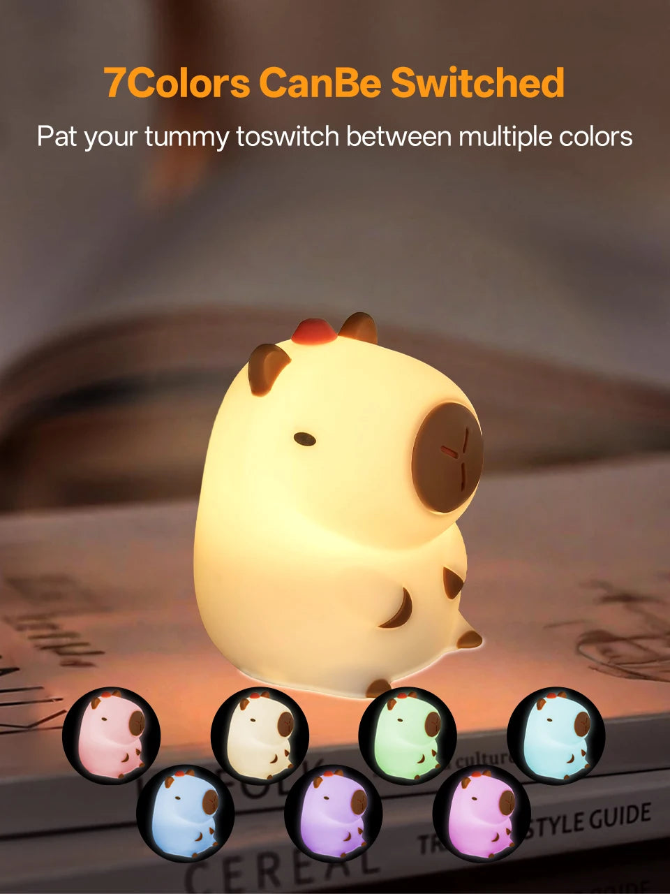 Pear-Shaped LED Night Light