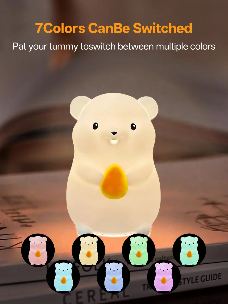 Pear-Shaped LED Night Light