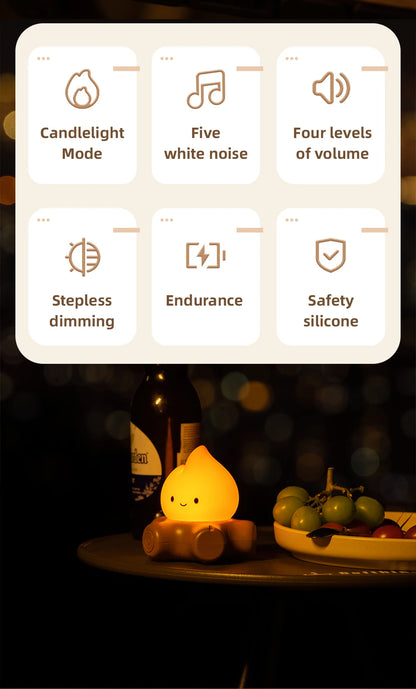 Campfire Night Light