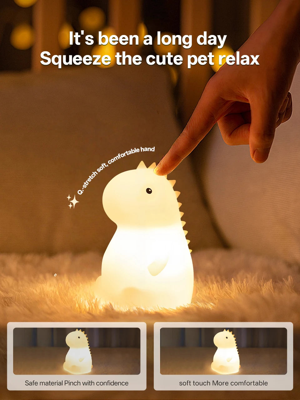 Pear-Shaped LED Night Light