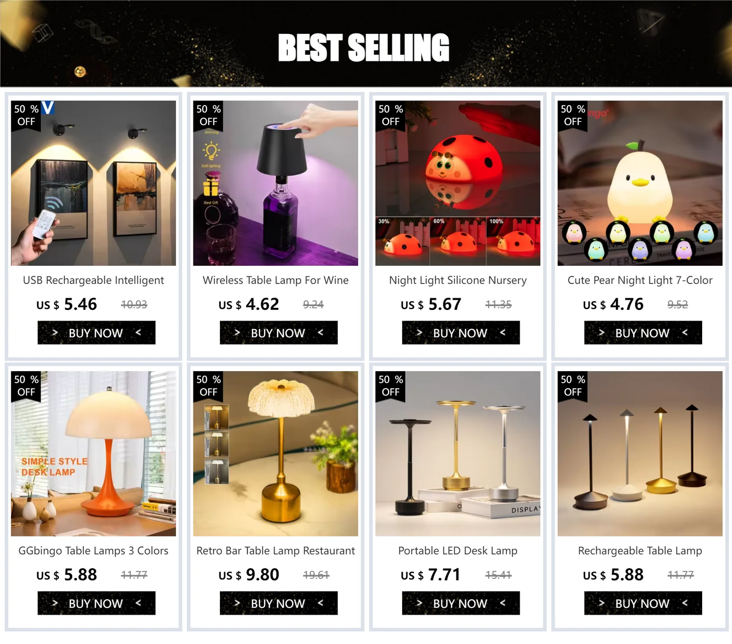 Pear-Shaped LED Night Light