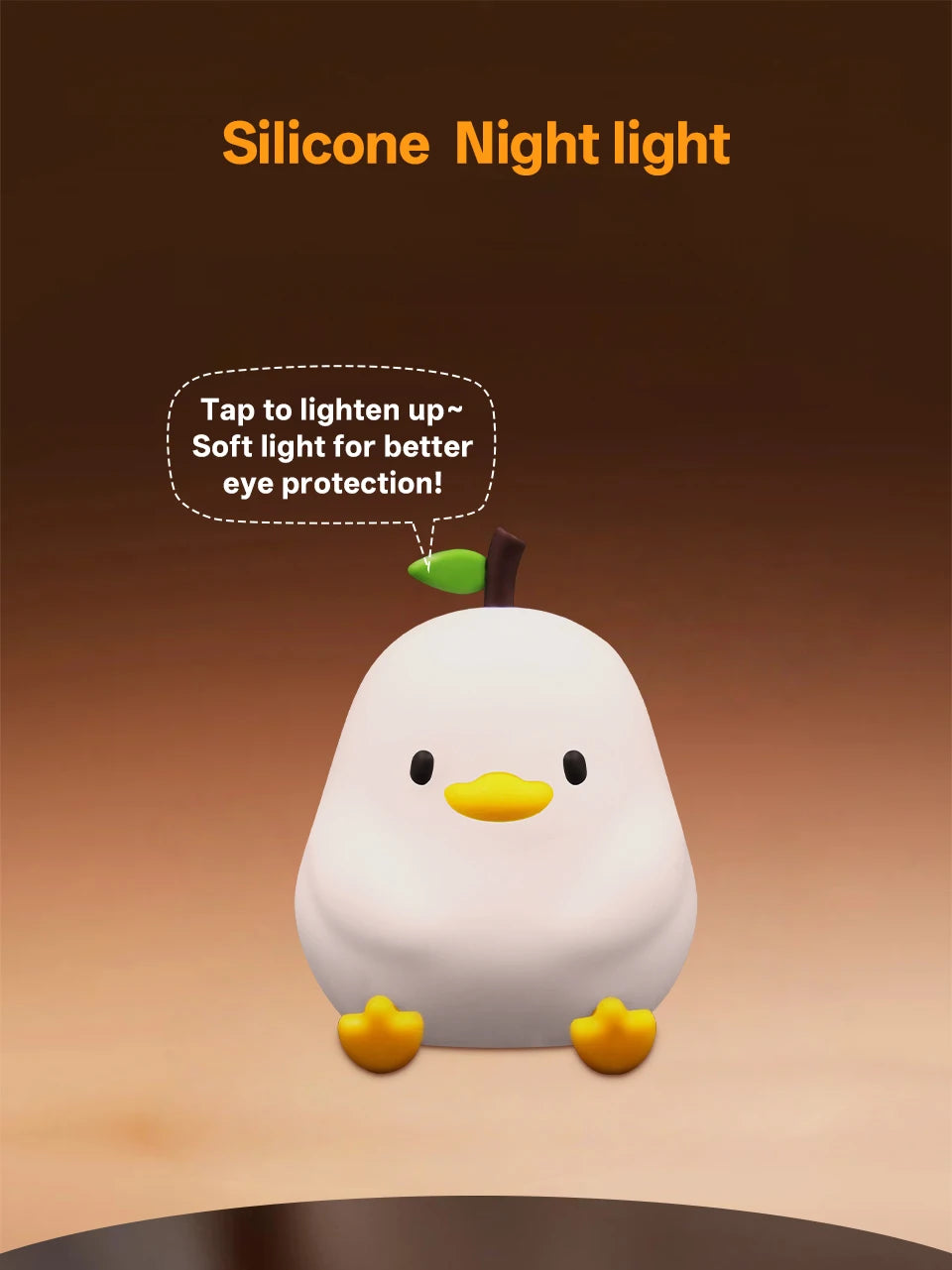 Pear-Shaped LED Night Light